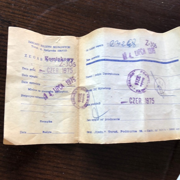 MCM Zaklady Predom-metron 1975 Clock - Picture 5 of 8